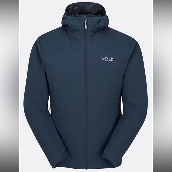 Rab โข Men's Xenair Alpine Light hooded Jacket in Tempest Blue โข Size M - Picture 14 of 14